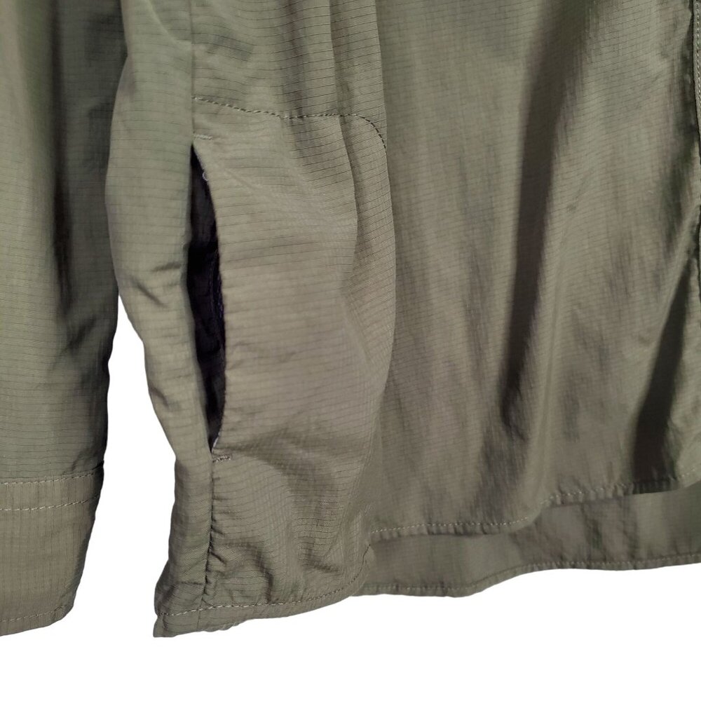 Eddie Bauer Womens Size XL Shirt Travex Button Roll Tab Shacket Vented Outdoorsy - Picture 8 of 13